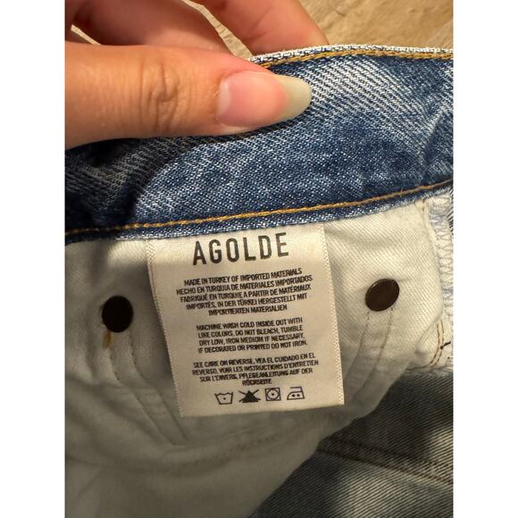 Agolde Women’s 90's Mid Rise Loose Jean Size 24 - Picture 4 of 10